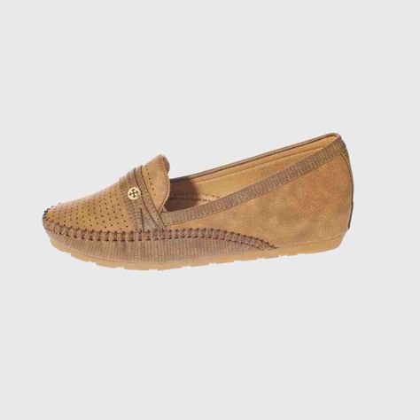 Mocasín Confort Camel Vía Franca Mujer-1