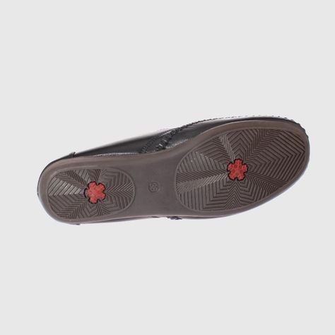 Mocasín Negro Vía Franca Mujer-4