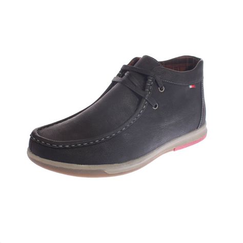 Zapato Caña Negro Vía Franca Hombre-0