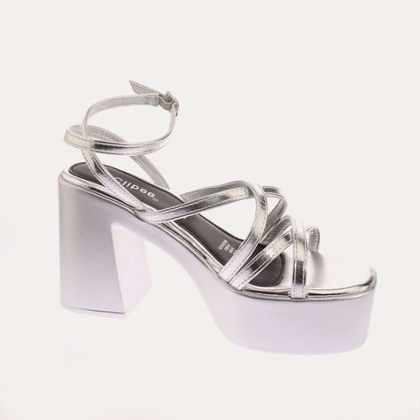 Sandalia Plataforma Negro Vía Franca Mujer Art: 5K5SILVERY-3