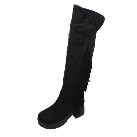 Bota Negro Vía Franca Mujer-0