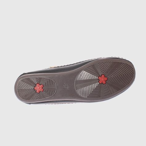 Mocasín Negro Vía Franca Mujer-4