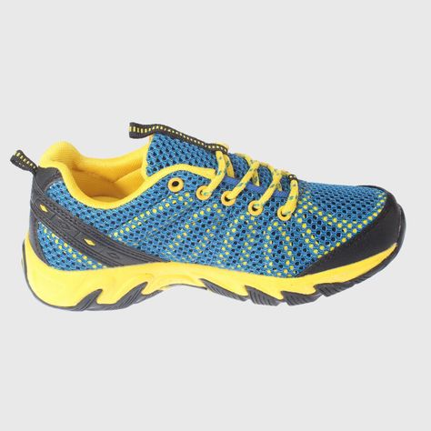 Zapatilla Azul/amarillo Vía Franca Hombre-3