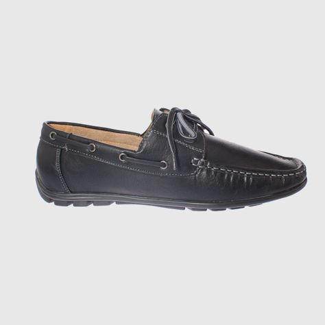 Zapato Negro Vía Franca Hombre-2