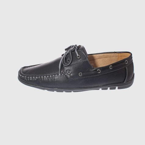 Zapato Negro Vía Franca Hombre-4