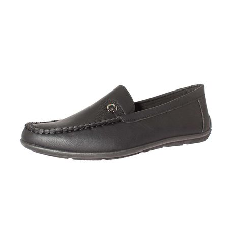 Mocasín Negro Vía Franca Hombre-0