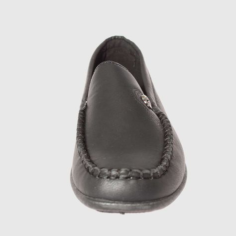 Mocasín Negro Vía Franca Hombre-2