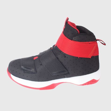 Zapatilla Negro/Rojo Vía franca Hombre-1