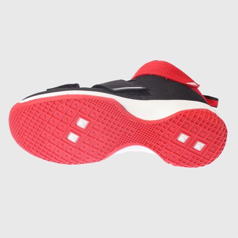 Zapatilla Negro/Rojo Vía franca Hombre-4