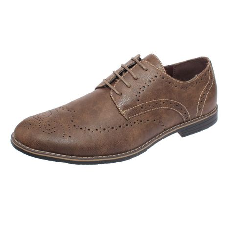 Zapato Formal Taupe Vía Franca Hombre-0