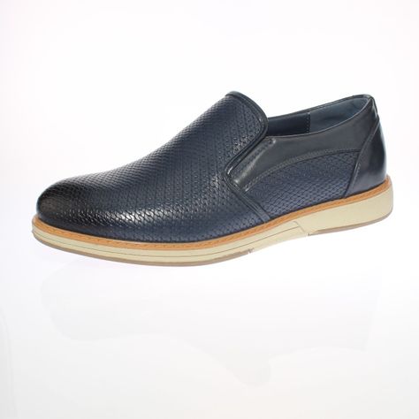 Mocasin Casual Para Hombre Color Azul marino-0