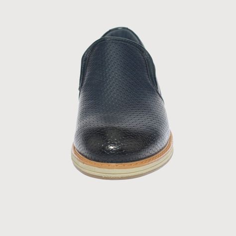 Mocasin Casual Para Hombre Color Azul marino-2