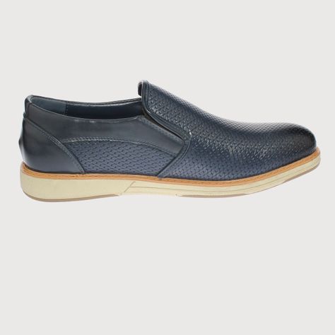 Mocasin Casual Para Hombre Color Azul marino-3