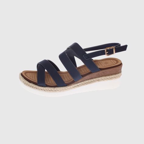 Sandalia Navy Vía franca Mujer-1