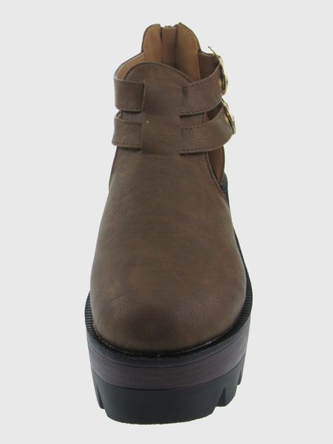 Botin Verano Camel Vía franca Mujer-2