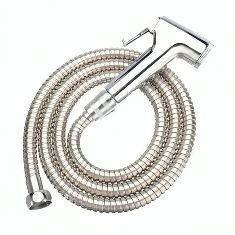 Ducha Bidet Arabe Soporte + Manguera Flexible Wc Baño-0