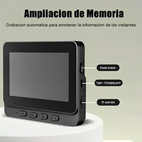 Citofono Timbre Camara Inalambrico Con Pantalla 4.3 Lcd-3