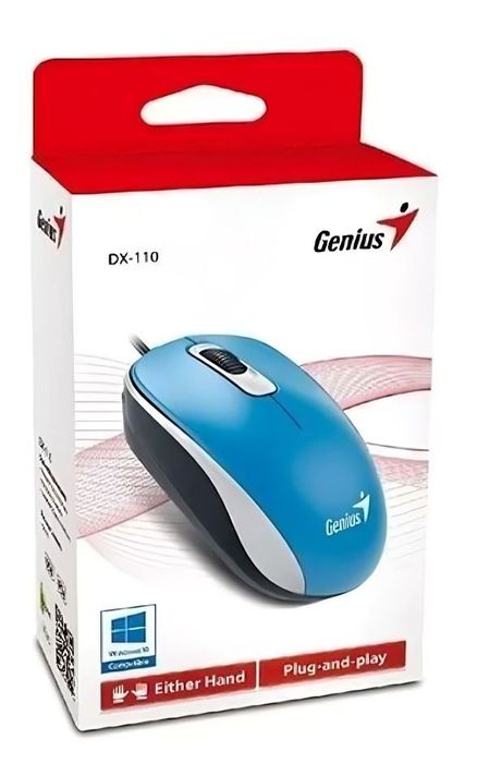 DX110 GENIUS MOUSE BASICO AZUL-3