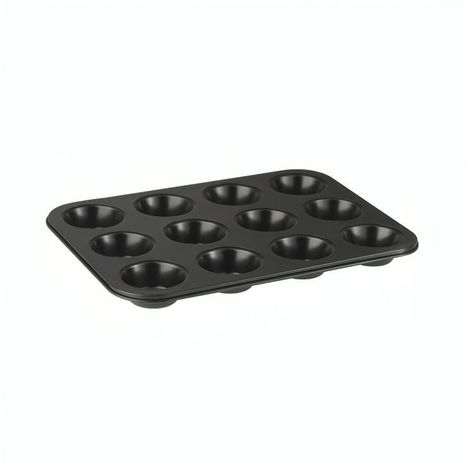 MOLDE 12 MUFFIN 34.8X26.4X3CM ACERO ORIO-1