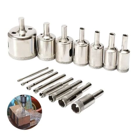 Brocas Copa Para Cerámicos Mármol Vidrio Piedra -3