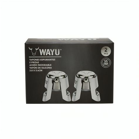 SET 2 TAPONES ESPUMANTE/CHAMPAGNE WAYU -3