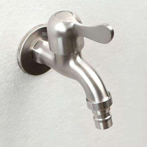 Grifo De Acero Inoxidable, Llave De Paso 1/2-2