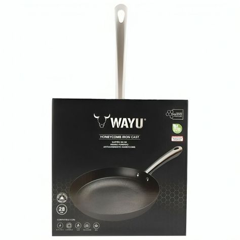 SARTEN 28 cm IRON CAST HONEYCOMB WAYU-1