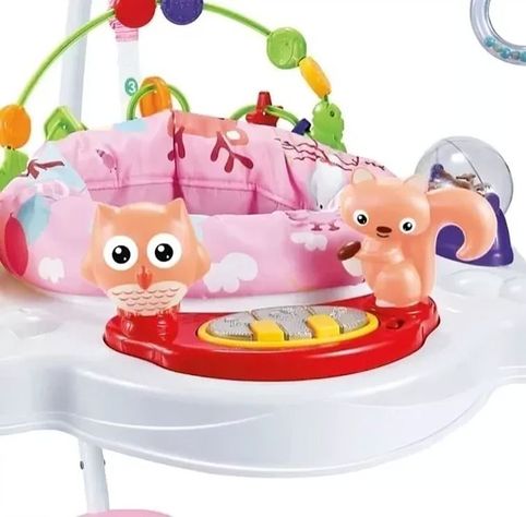Baby Jumper Musical Multifuncion Rosado-1