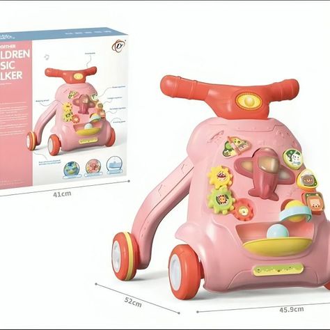 Caminador Bebe Aéreo ROSADO-2