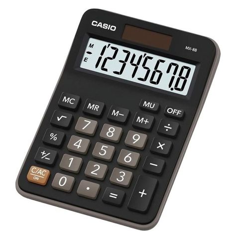 Calculadora CASIO tipo mini escritorio MX-8B-1