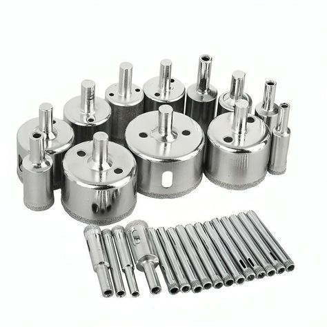 Brocas Copa Para Cerámicos Mármol Vidrio Piedra 28 Pz 6-50mm-0
