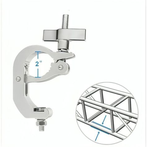 Clamp Aluminio Ajustable 100k Abrazaderas De Cabeza Móvil-3