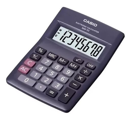 Calculadora CASIO 8 diguitos MW-5V-2