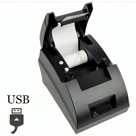 Impresora Térmica Usb Rollo 58mm Rj11 + 1 Rollos Papel-2