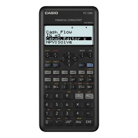 Calculadora CASIO financiera FC-100V-0