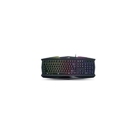  TECLADO ESPAÑOL  GENIUS K220 SCORPION NEGRO-1