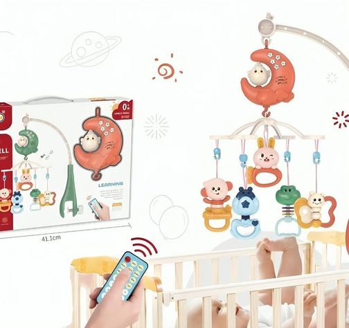 Movil  Infantil Luna con control remoto (668-168)-1