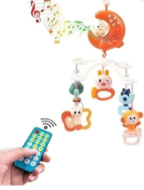 Movil  Infantil Luna con control remoto (668-168)-2