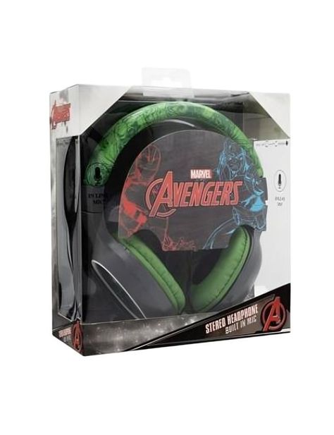 Audífonos Disney Teen Hulk Estéreo Con Micrófono, 3.5mm-0