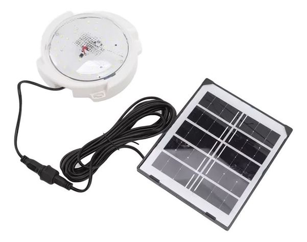 Foco LED Redondo Solar 50 LED con Control Remoto-0