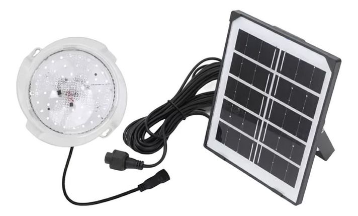 Foco LED Redondo Solar 50 LED con Control Remoto-2