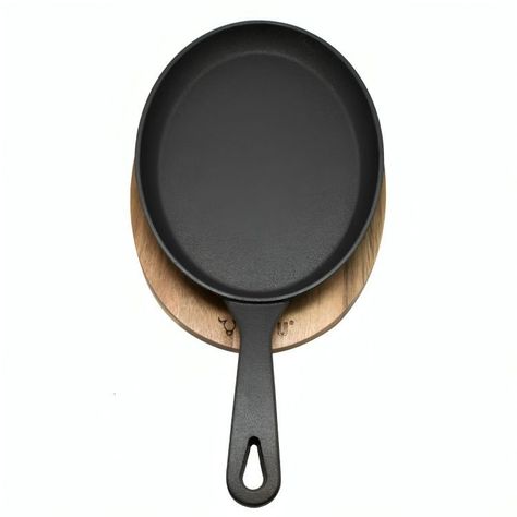 SARTEN IRON CAST BASE MADERA WAYU-1