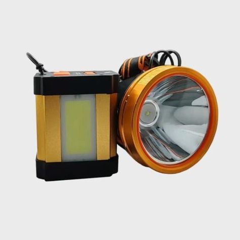 Foco Caza Led Lampara Minera Recargable Portatil-1