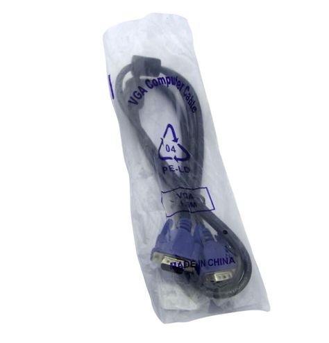 Cable VGA 1.5m Doble Filtro Color Azul-0