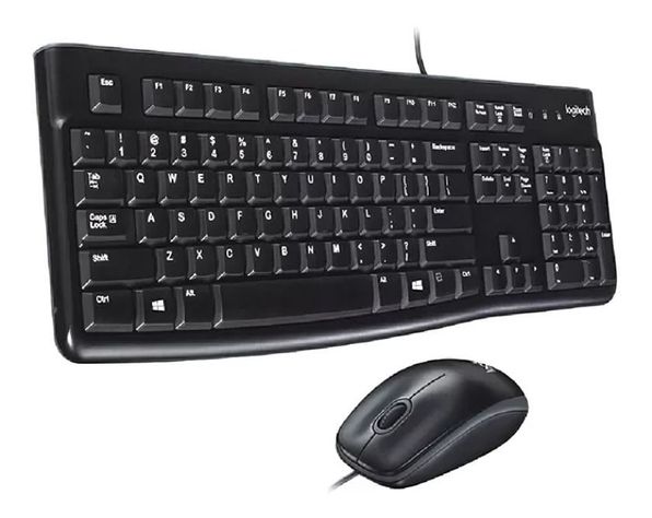 KIT TEC/MOU LOGITECH ALAMBRICO MK120 NEG 920-004428 -0