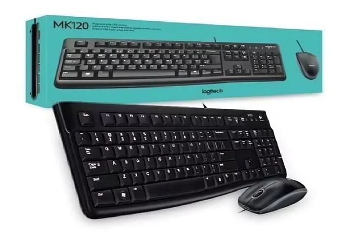 KIT TEC/MOU LOGITECH ALAMBRICO MK120 NEG 920-004428 -1