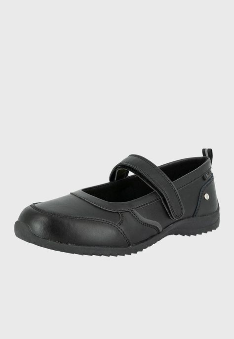 Zapato Escolar de Cuero Nina Negro Alquimia-0