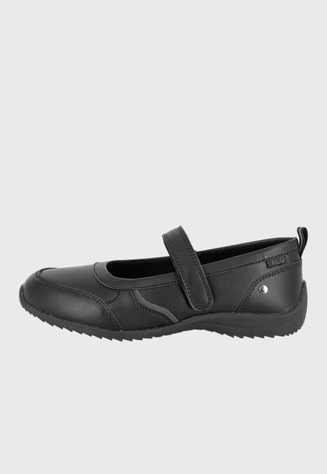 Zapato Escolar de Cuero Nina Negro Alquimia-1