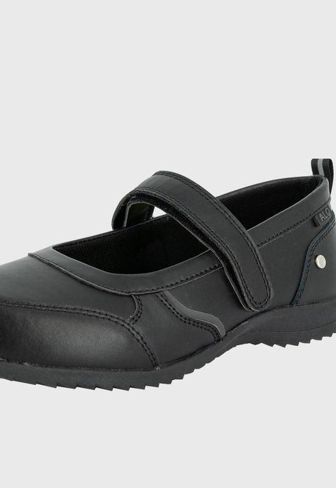 Zapato Escolar de Cuero Nina Negro Alquimia-3