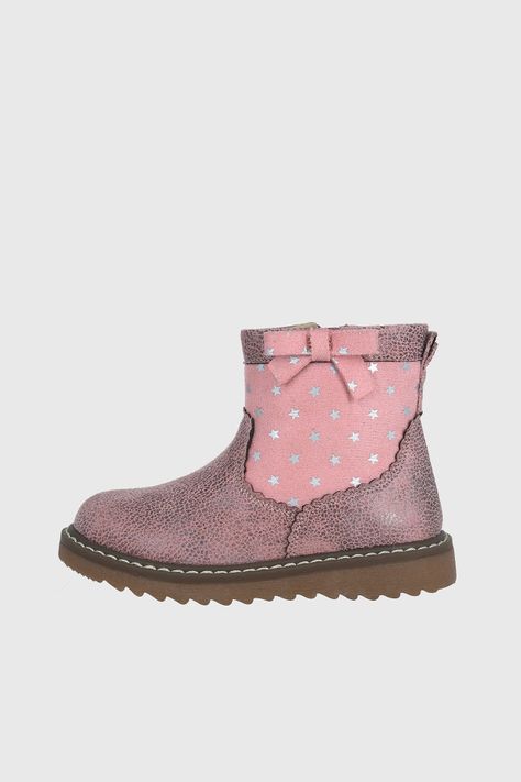 Bota Niña Marina Rosado Bamboo-1